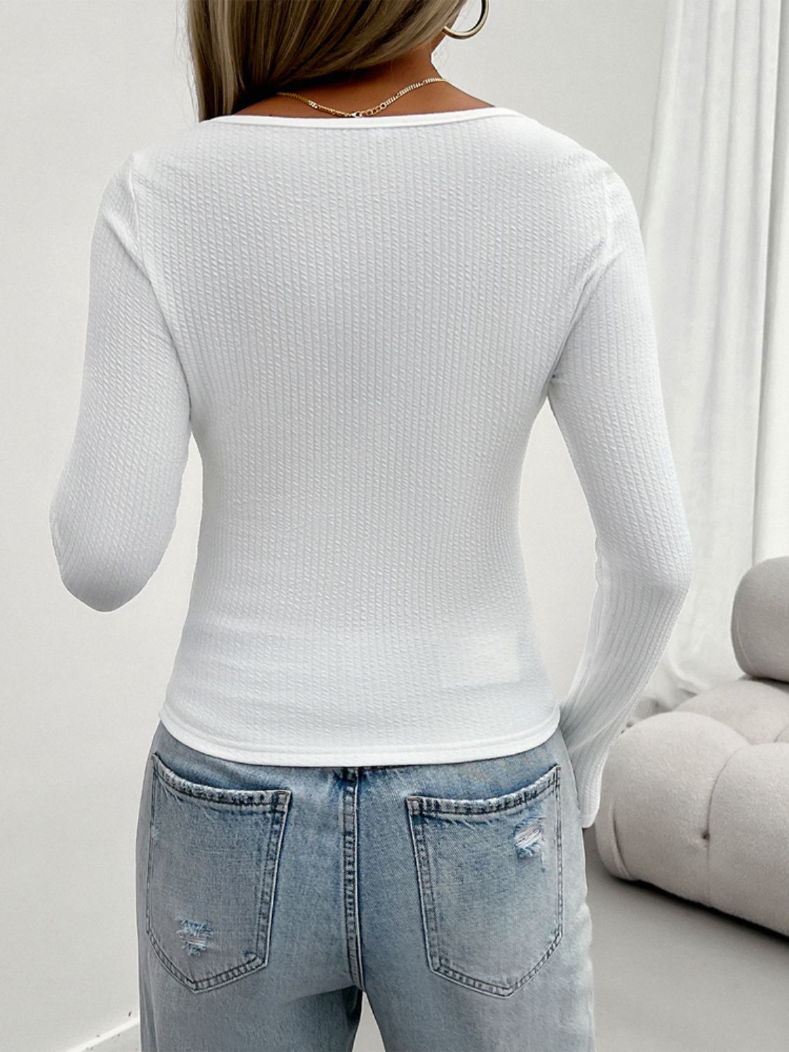 Lacey White Top