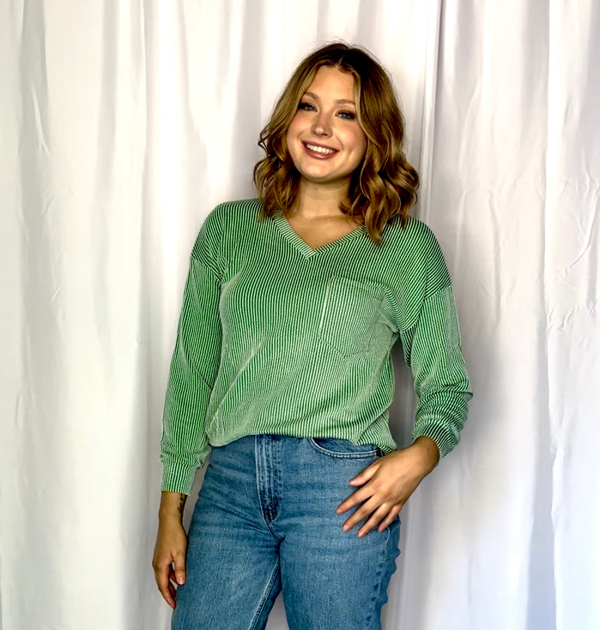Lucky Me Green Top