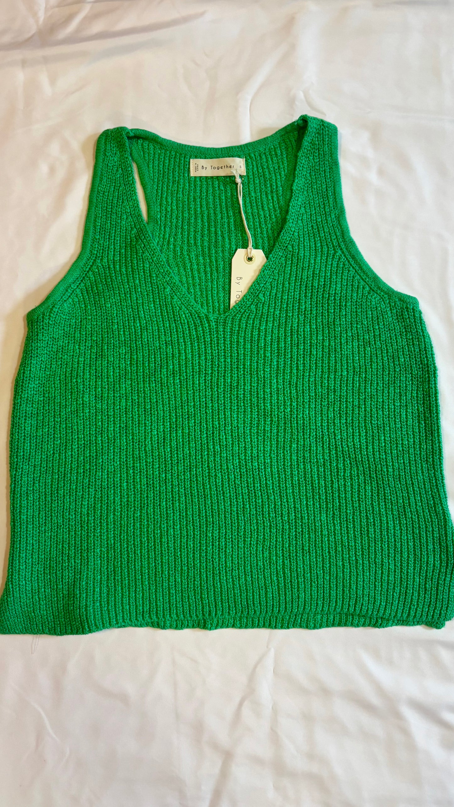 Green Knit Top