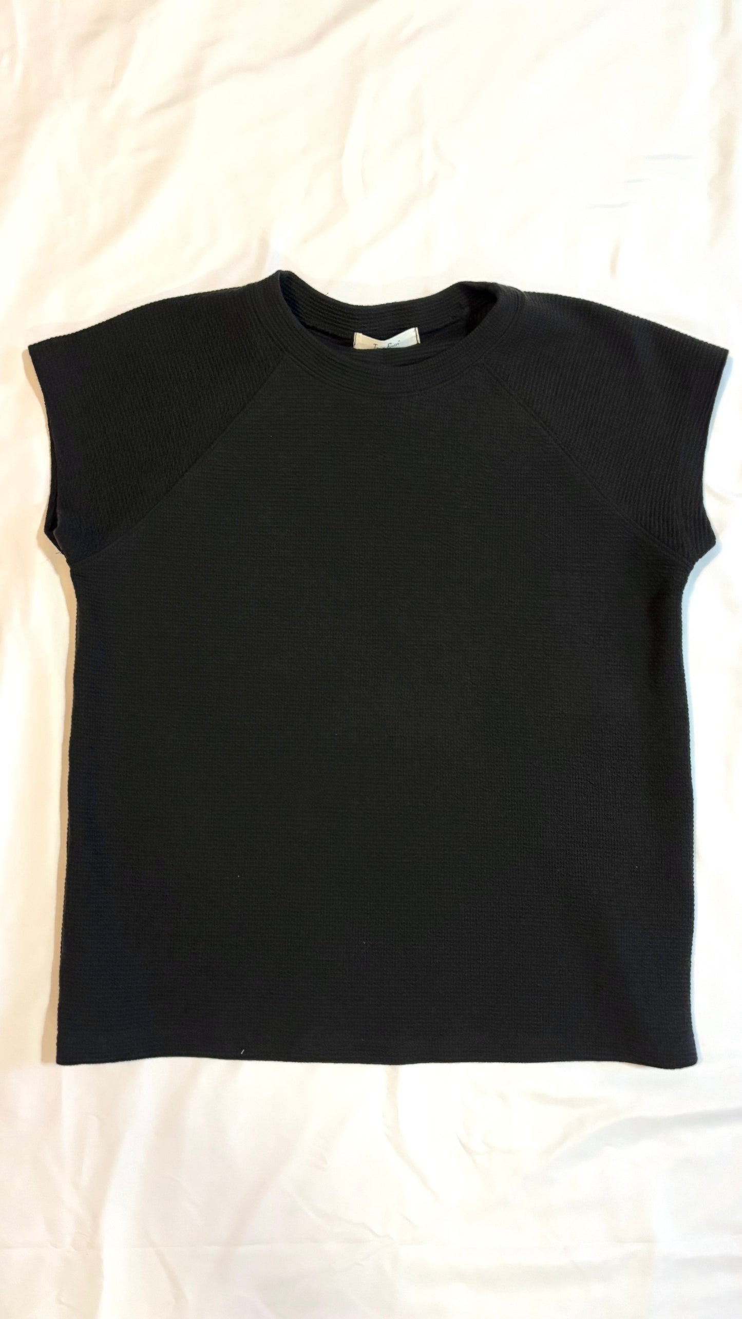 Black Slit Top