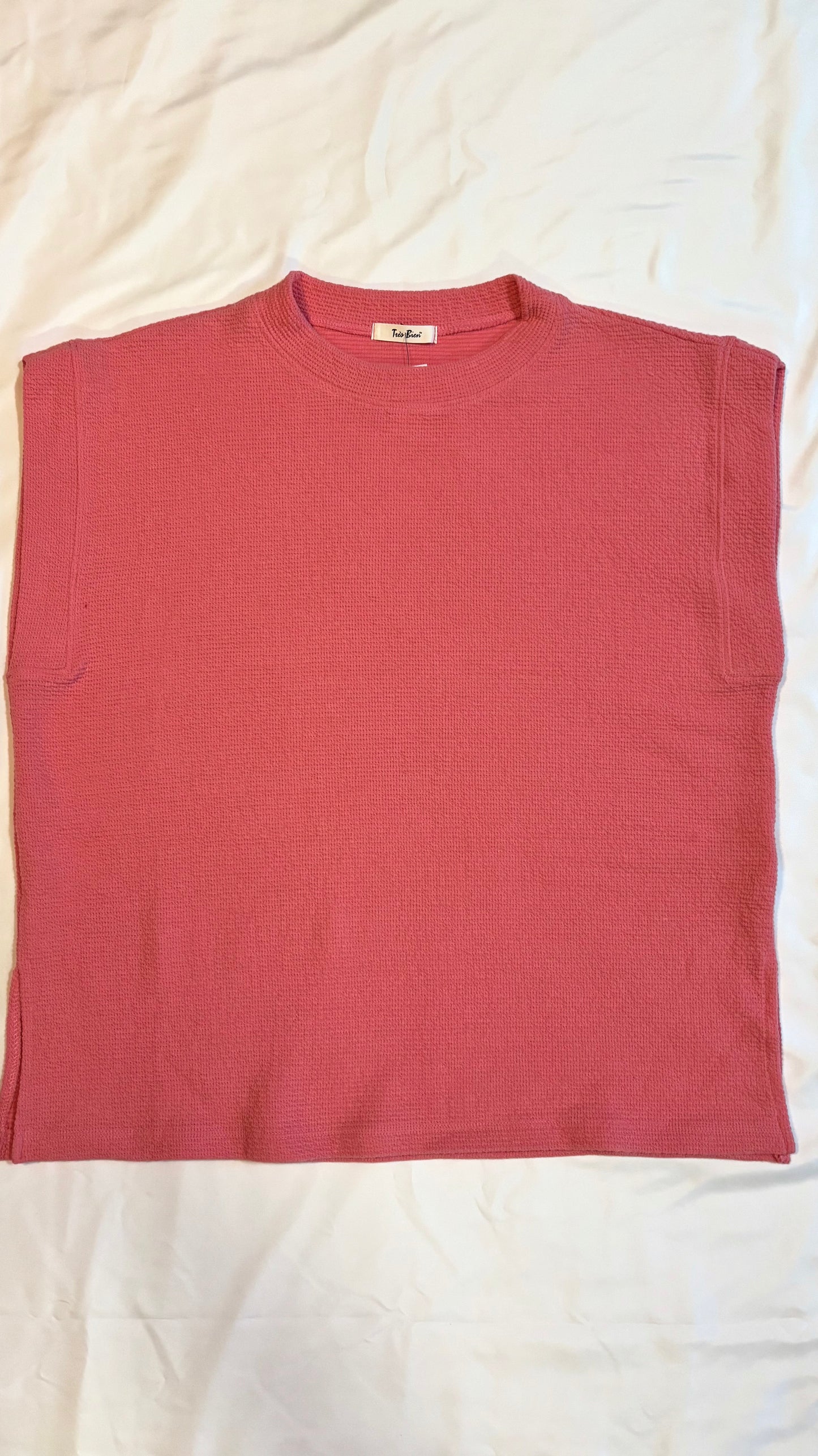 Pink Slit Top