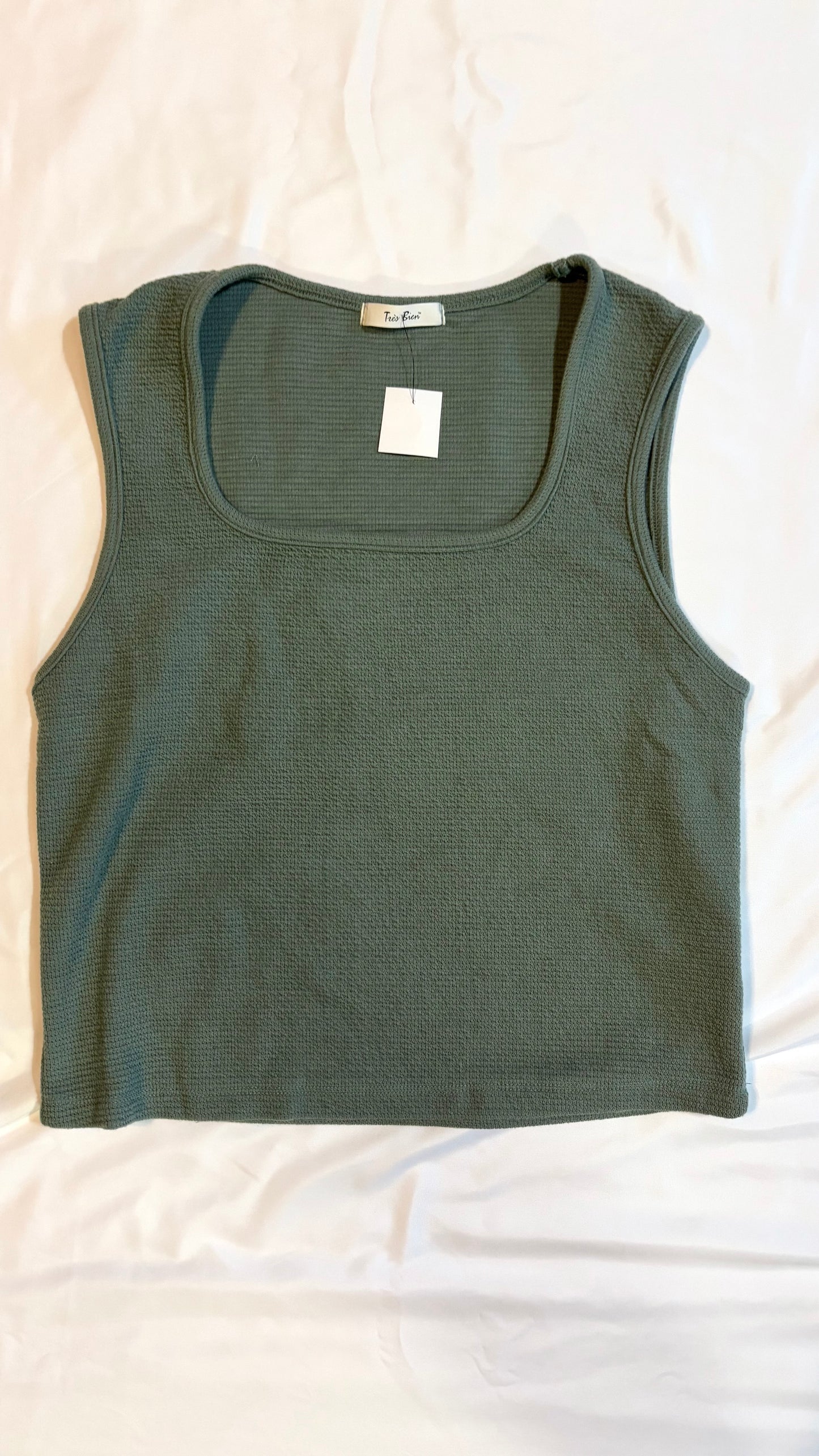 Olive Tank Top