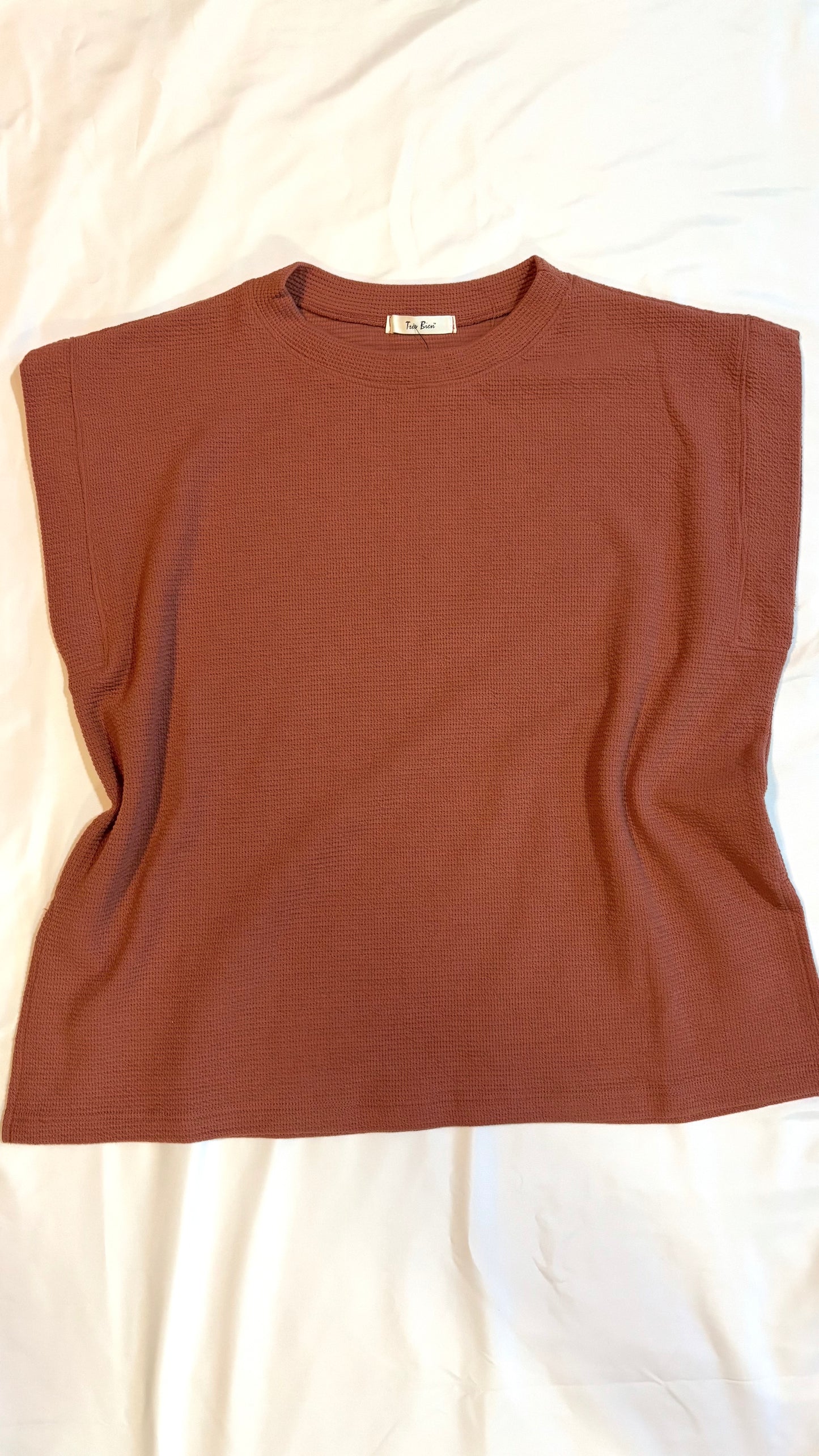 Rust Slit Top