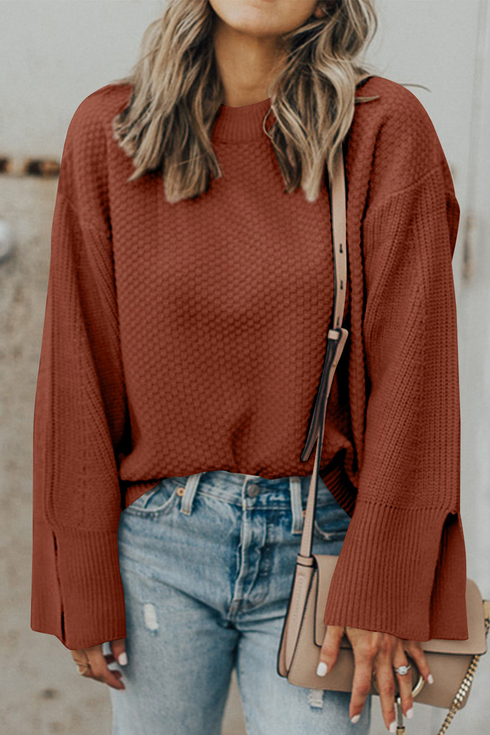 Breath of Freshness Orange Sweater