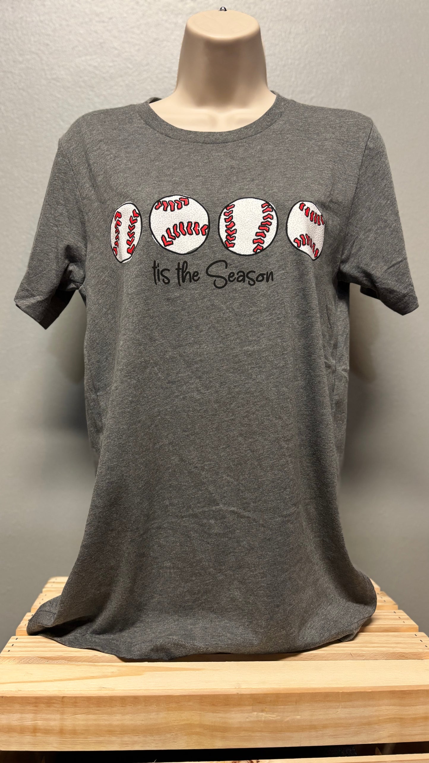 Tis The Season Baseball Tee