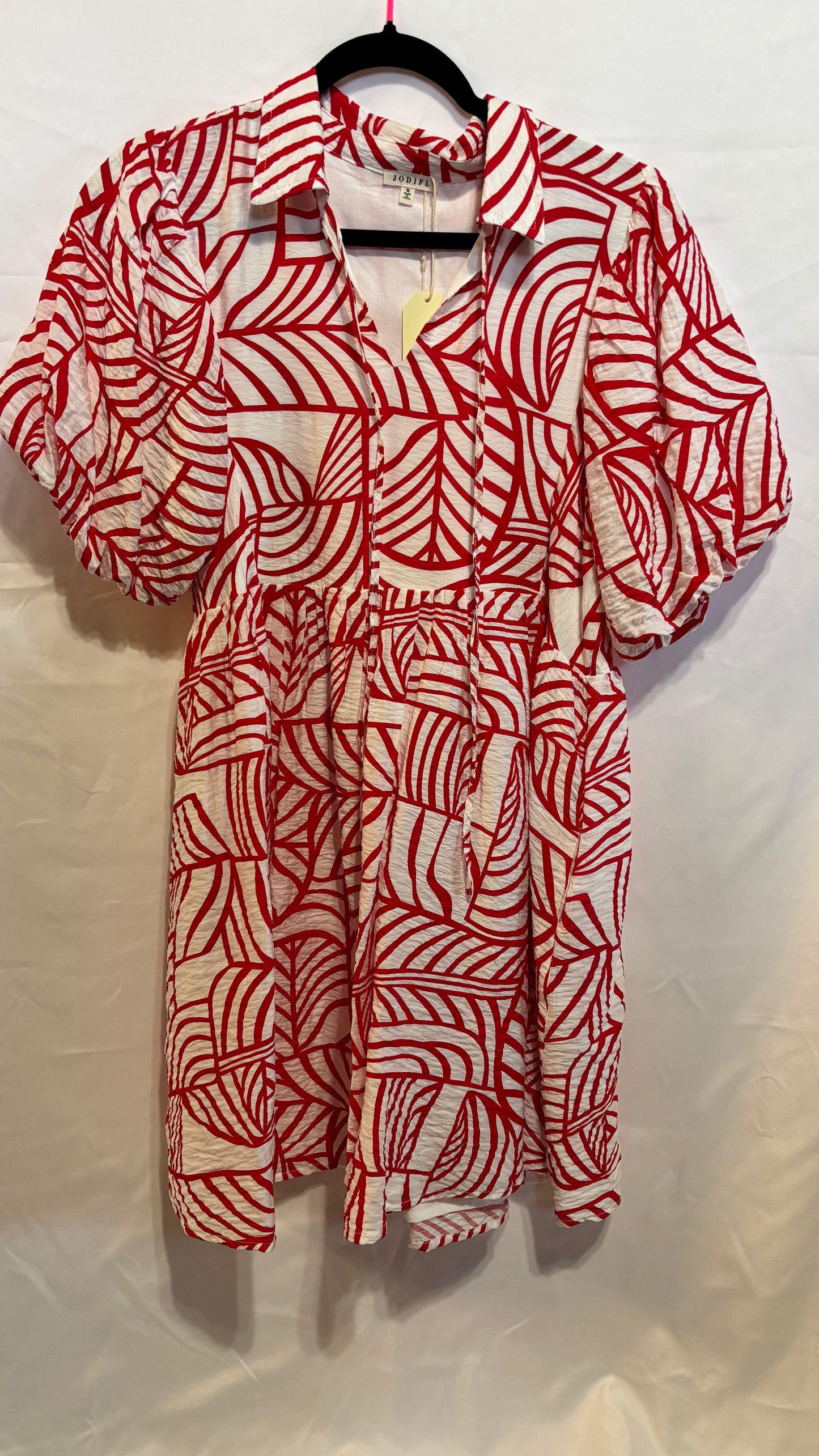 Red Pattern Dress