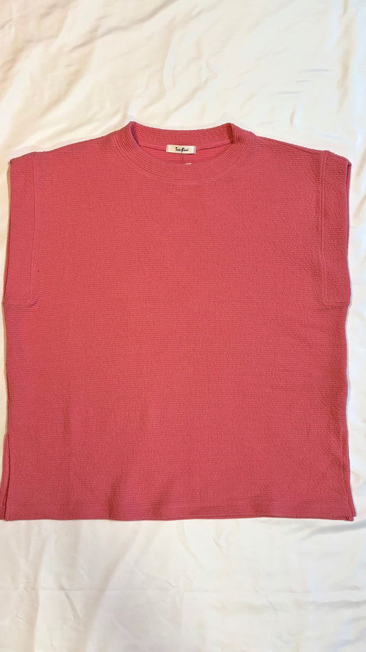 Pink Slit Top